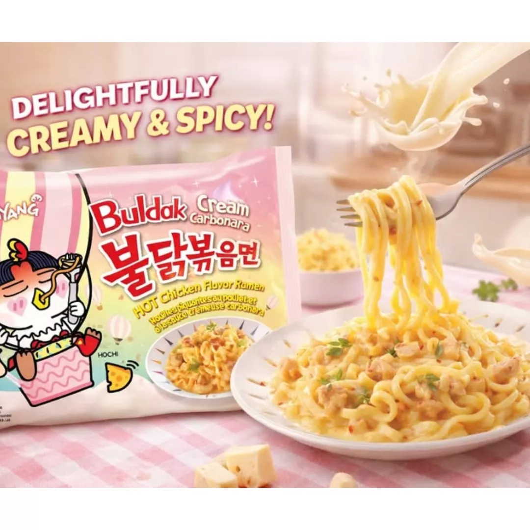 Ramen Cream Carbonara 140 gr - Buldak - Imagen 4