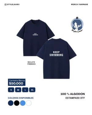Camiseta Keep Swimming