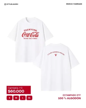 Camiseta Cocacola Tae with vibes